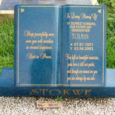 STOKWE Tolman 1921-2003