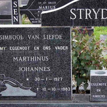 STRYDOM Marthinus Johannes 1927-1983