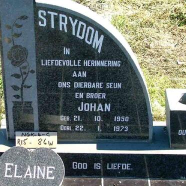 STRYDOM Johan 1950-1973