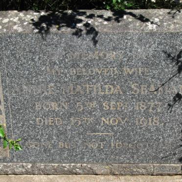 SEAMAN Annie Matilda 1877-1918