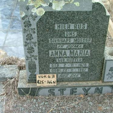 STEYN Anna Maria nee HURTER 1878-1962