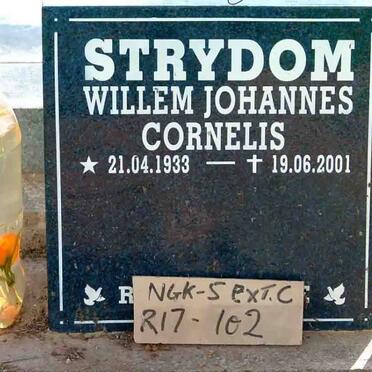 STRYDOM Willem Johannes Cornelis 1933-2001
