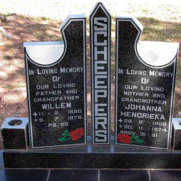 SCHEEPERS Willem 1890-1978 &amp; Johanna Hendrieka 1906-1974