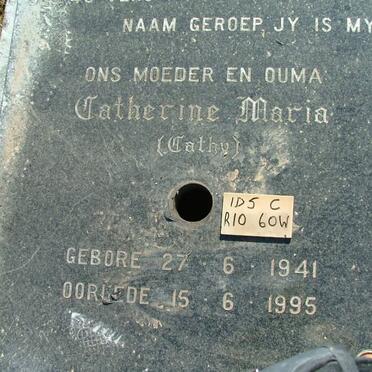 STRYDOM Catherine Maria 1941-1995