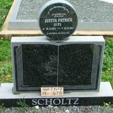SCHOLTZ Justin Patrick 2002-2003