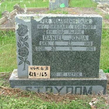 STRYDOM Daniel Jozua 1919-1963