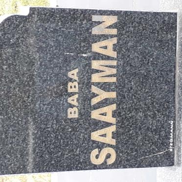 SAAYMAN Baba