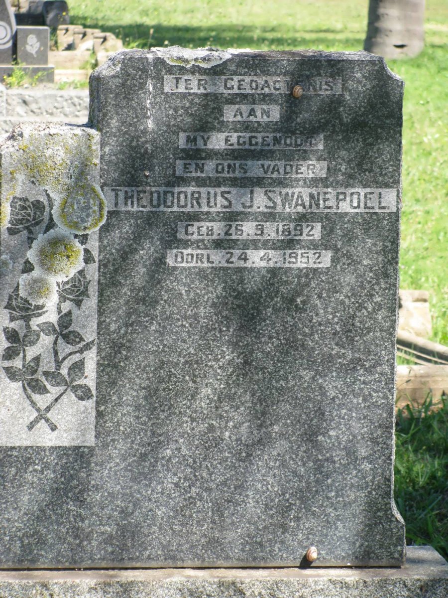 SWANEPOEL Theodorus J. 1892-1952