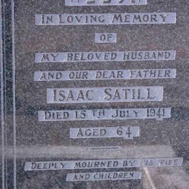 SATILL Isaac -1941