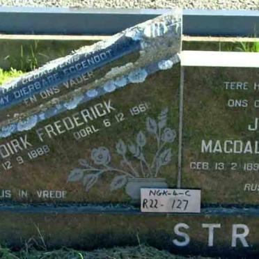 STRYDOM Dirk Frederick 1888-1961 &amp; Johanna Magdalena Aletta 1894-1982 :: STRYDOM Frederick Peter 1920-1976