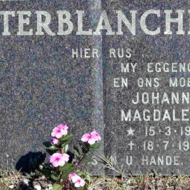TERBLANCHE Johanna Magdalena 1924-1982