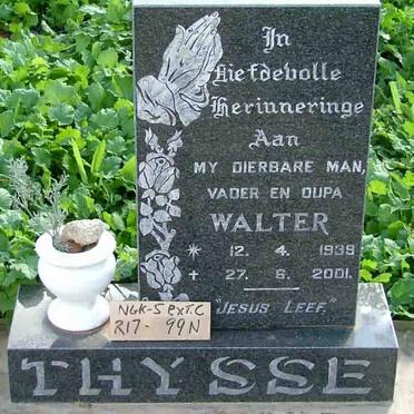 THYSSE Walter 1939-2001