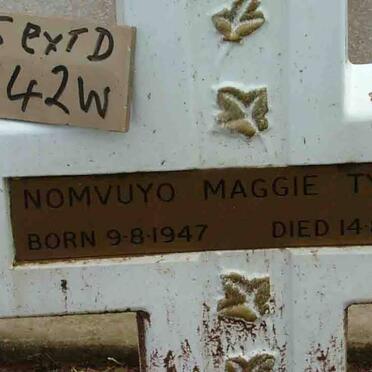TYATYA Nomvuyo Maggie 1947-2003