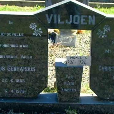 VILJOEN Petrus Gerhardus 1888-1976 &amp; Christina Wilhelmina VERMAAK 1889-1971