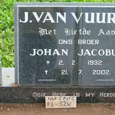 VUUREN Johan Jacobus, J. van 1932-2002