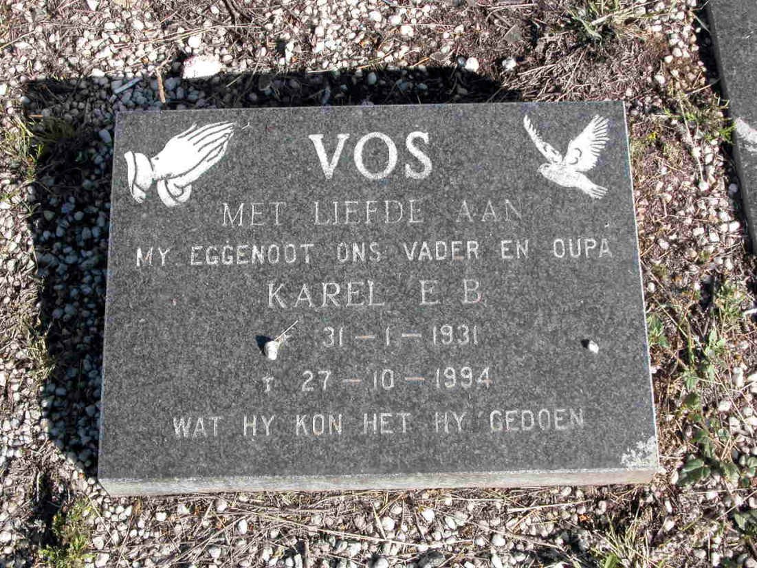 VOS Karel E.B. 1931-1994