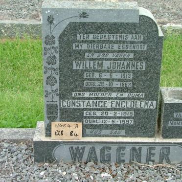 WAGENER Willem Johannes 1913-1963 &amp; Constance Englolena 1915-1997