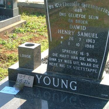 YOUNG David Henry Samuel 1963-1988