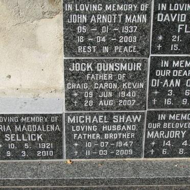 SELLICK :: SHAW :: DUNSMUIR :: FLACK :: OLCKERS :: POTE :: MANN