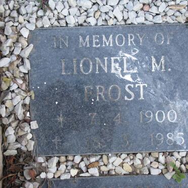 FROST Lionel M. 1900-1985