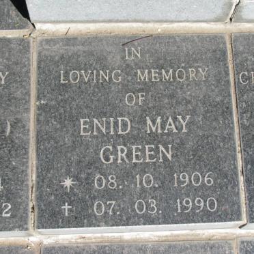 GREEN Enid May 1906-1990