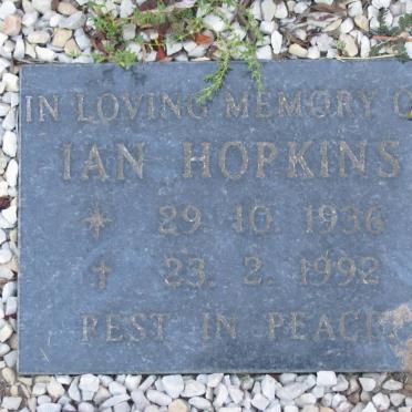HOPKINS Ian 1936-1992