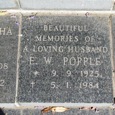 POPPLE E.W. 1925-1984