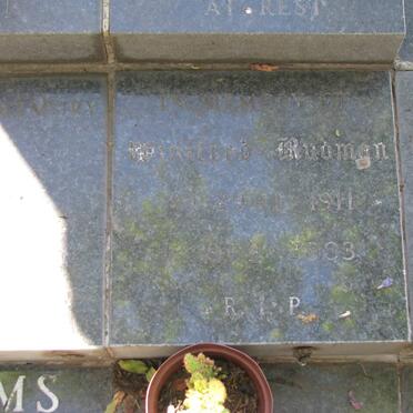 RUDMAN Winifred 1911-1993
