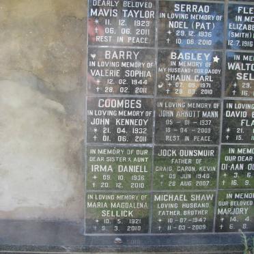 7. Memorial Wall - Overviews with list of names