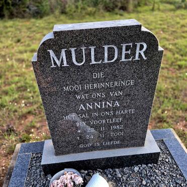 MULDER Annina 1982-2001