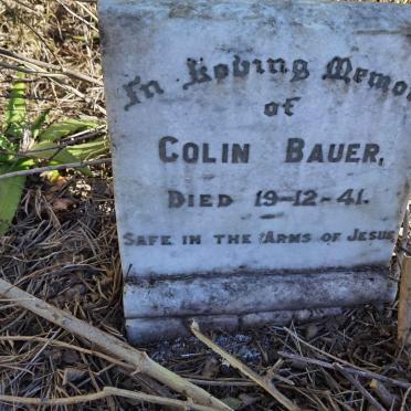 BAUER Colin -1941
