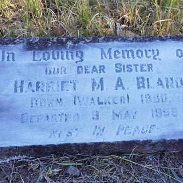 BLAND Harriet M.A. nee WALKER 1880-1958