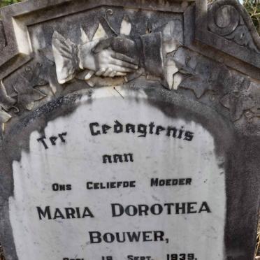 BOUWER Maria Dorothea -1939