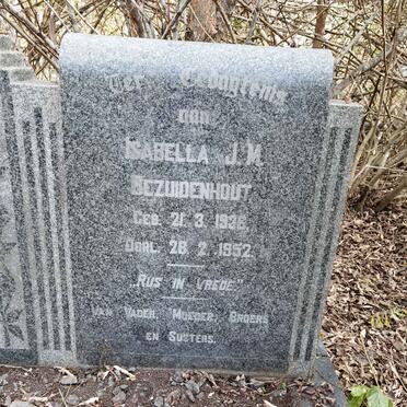 BEZUIDENHOUT Isabella J.M. 1936-1952
