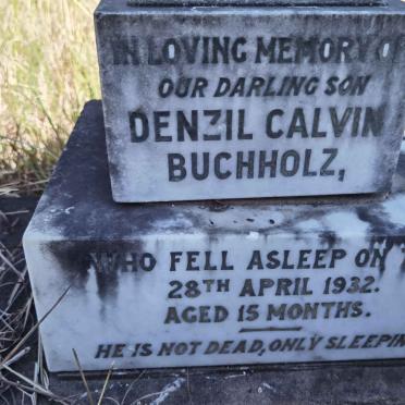 BUCHHOLZ Denzil Calvin -1932