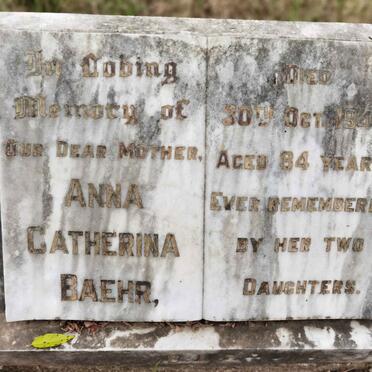 BAEHR Anna Catherina -1945