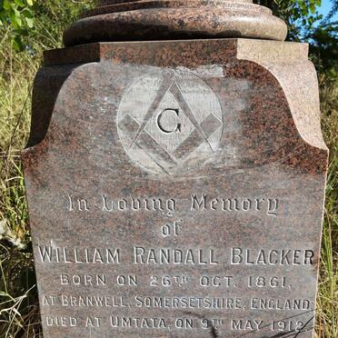 BLACKER William Randall 1861-1912