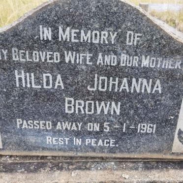 BROWN Hilda Johanna -1961