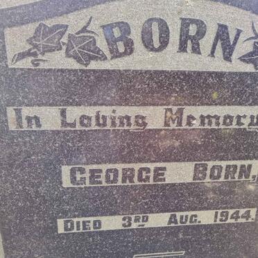BORN George -1944