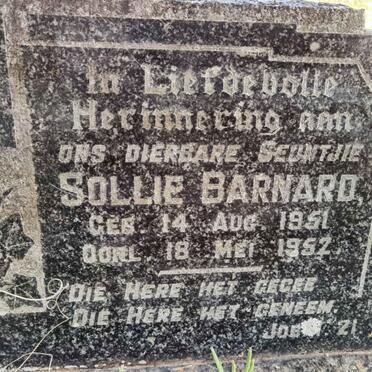 BARNARD Sollie 1951-1952