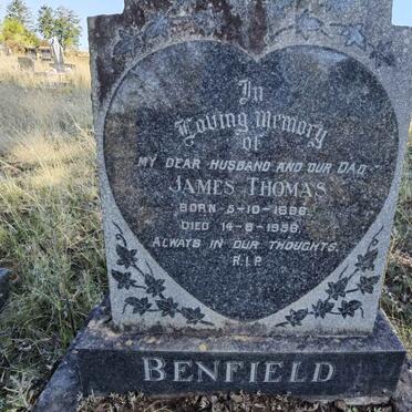 BENFIELD James Thomas 1886-1956