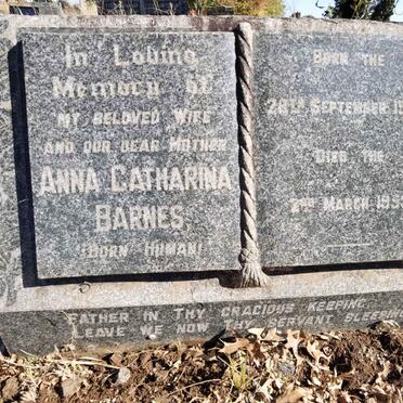 BARNES Anna Catharina 1904-1953