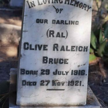 BRUCE Clive Raleigh 1916-1921