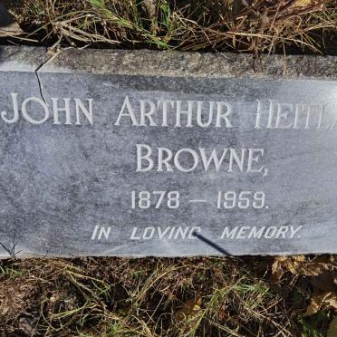 BROWNE John Arthur Heitland 1878-1959
