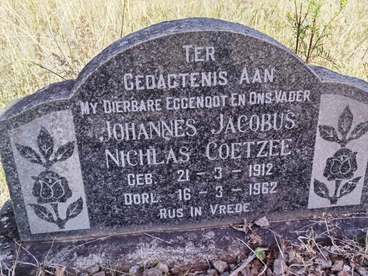 COETZEE Johannes Jacobus Nichlas 1912-1962