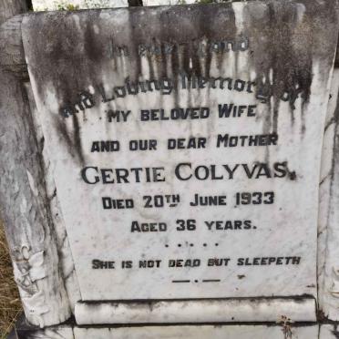 COLYVAS Gertie -1933