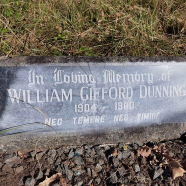 DUNNING William Gifford 1904-1960