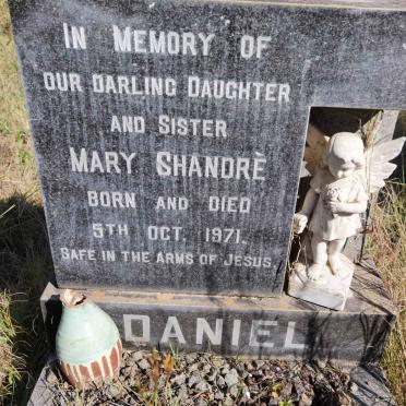 DANIEL Mary Shandre 1971-1971