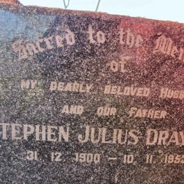 DRAYTON Stephen Julius 1900-1953
