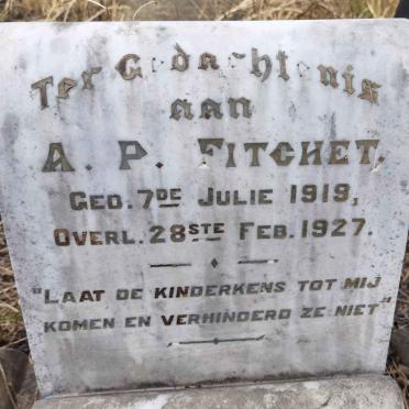 FITCHET A.P. 1919-1927